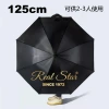 Black straight-handled golf umbrellas for export are in stock and available for wholesale. The size is 70 cm and 27 inches. The umbrella surface can be printed with logos details Picture